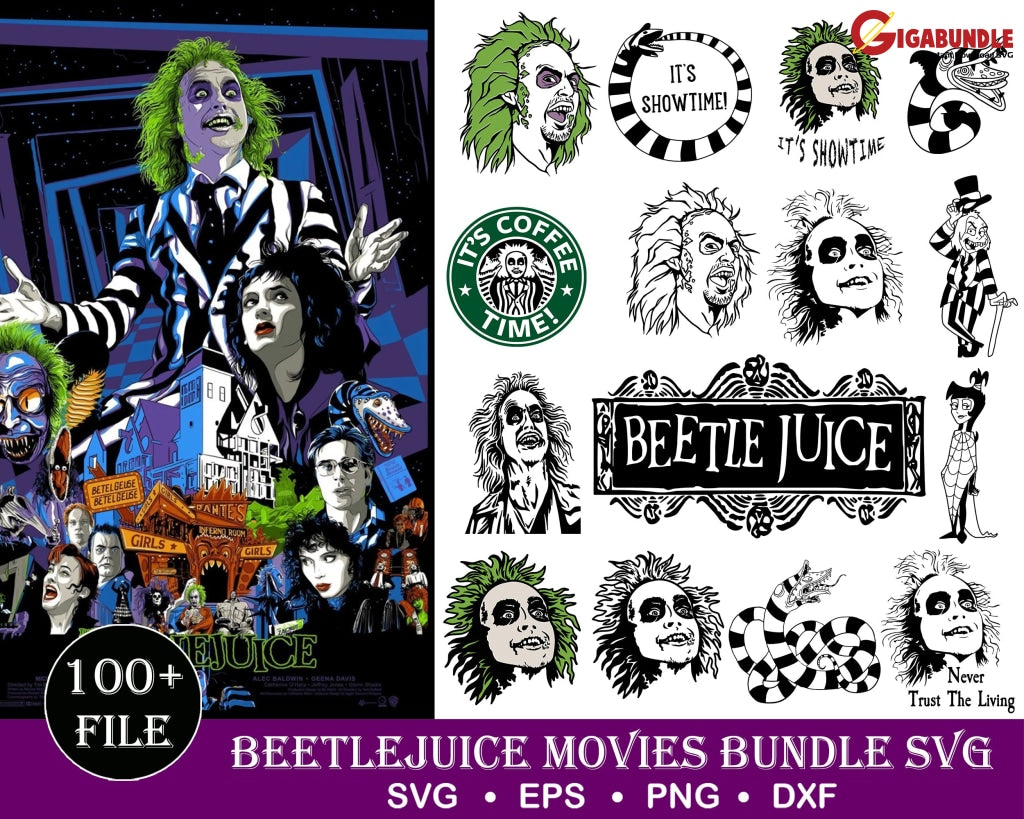 100+ Beetlejuice Svg Bundle Svg Png Dxf Eps