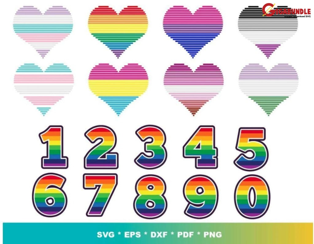 100+ Lgbt Pride Bundle Svg Png Dxf Eps