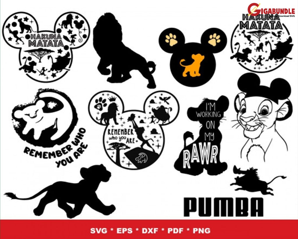 1000+ The Lion King Bundle Svg Png Dxf Eps