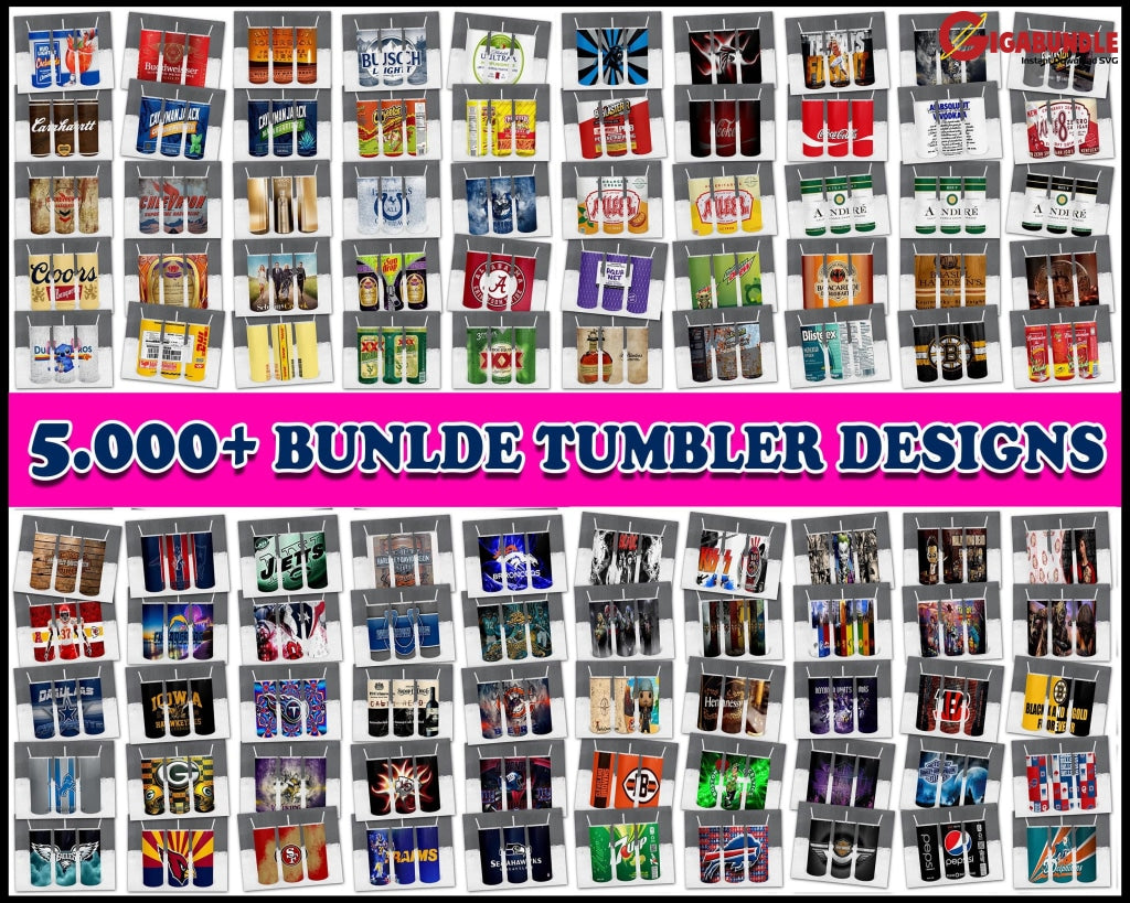12.000+ Tumbler Designs Bundle Png High Quality 20 Oz Sublimation Design Template For Sublimation