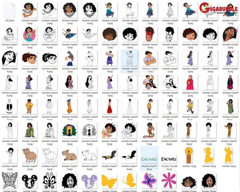 1500+ Encanto Svg Mirabel Clipart Trending Cricut Eps Png Dxf Los Madrigal