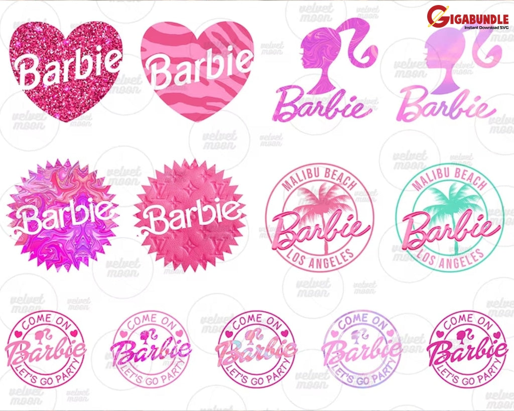 20+ Babe Icons Png Bundle Pink Doll Girl Come On Lets Go Party Girly Beach