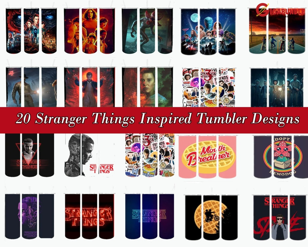 70 file stranger things tumbler Designs Bundle PNG, Hellfire Club png,  Digital Download