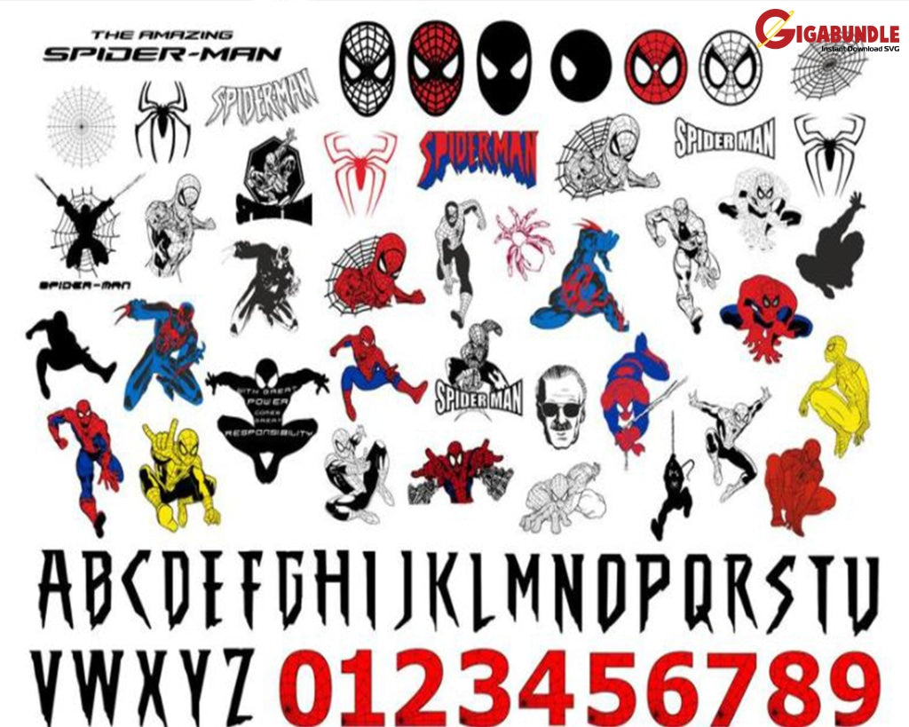 2000+ Marvel Bundle Svg Png Dxf Eps