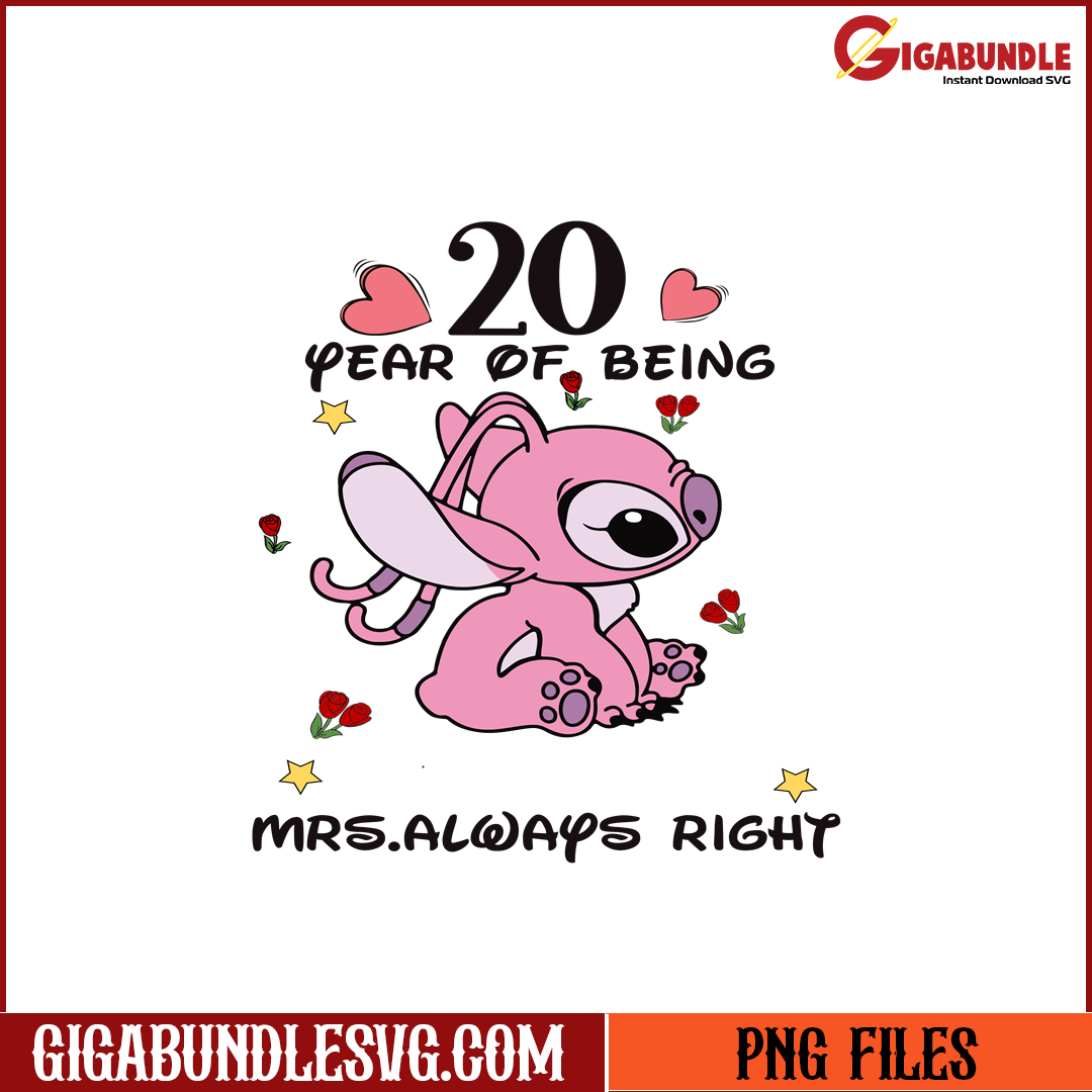Angela 20 Year of Being Mrs.Always Right