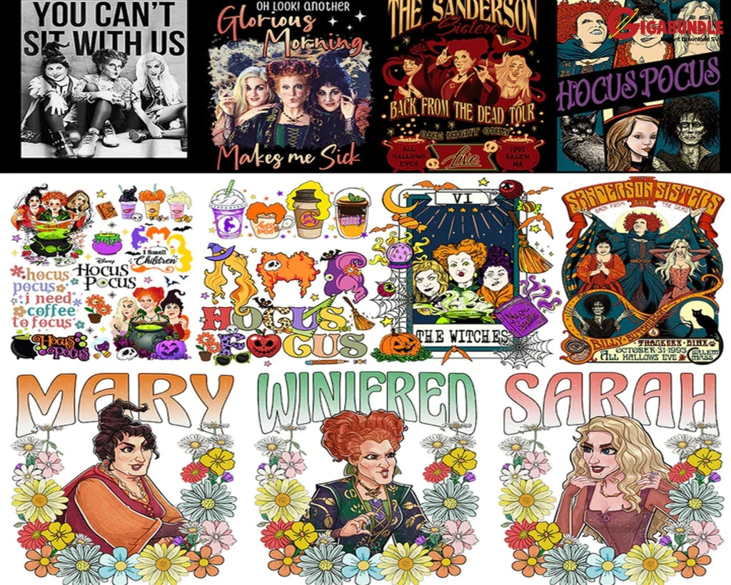 29 Halloween Movie Designs Bundle Png