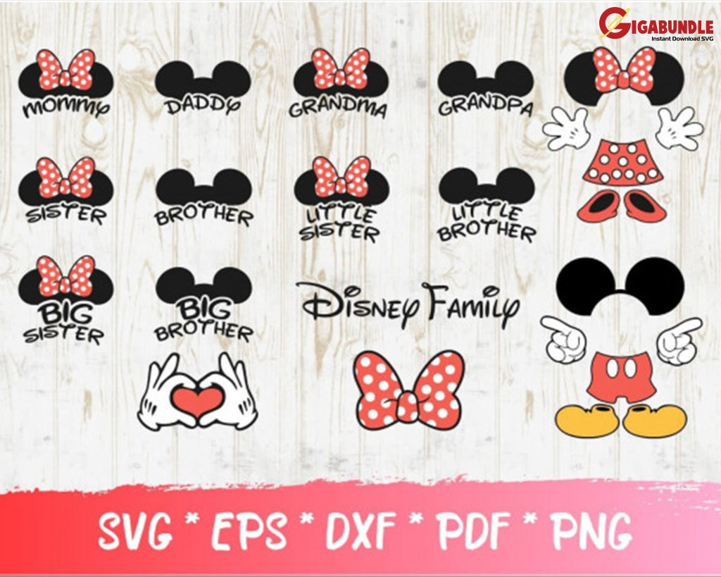 300+ Disney Bundle Svg Png Dxf Eps