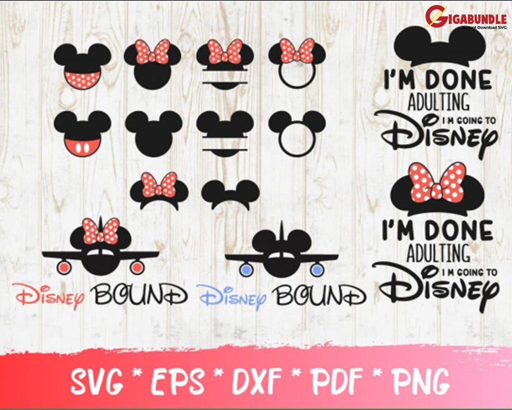 300+ Disney Bundle Svg Png Dxf Eps