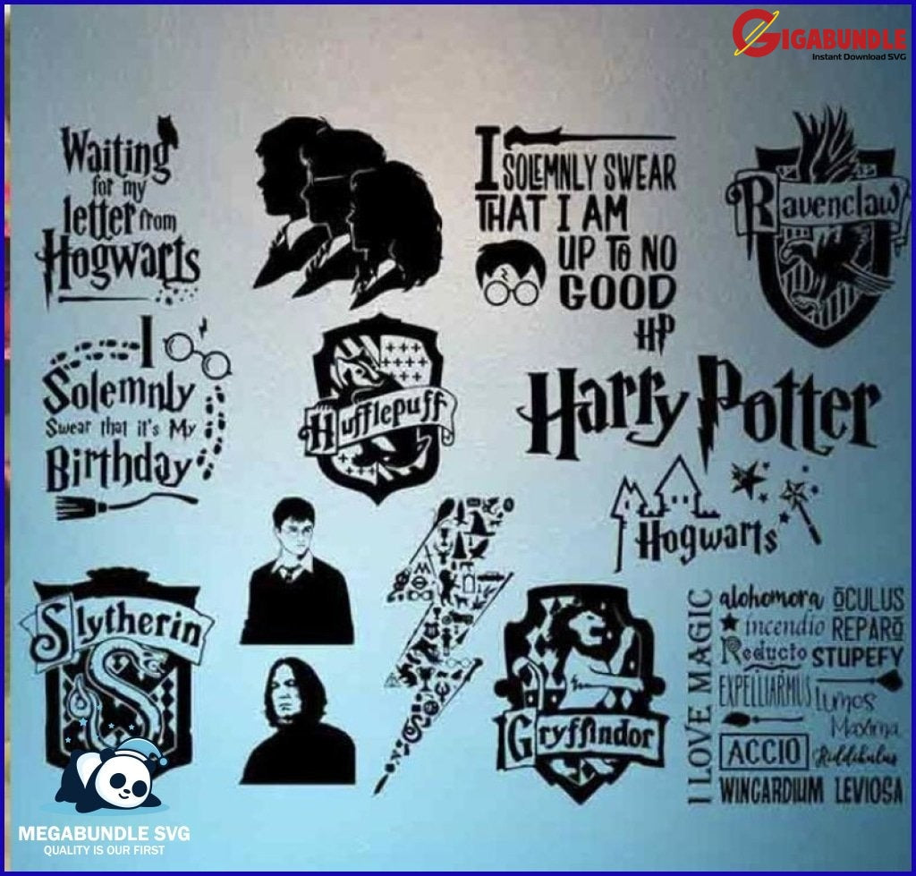 4800+ Harry Potter Bundle Svg Png Dxf Eps