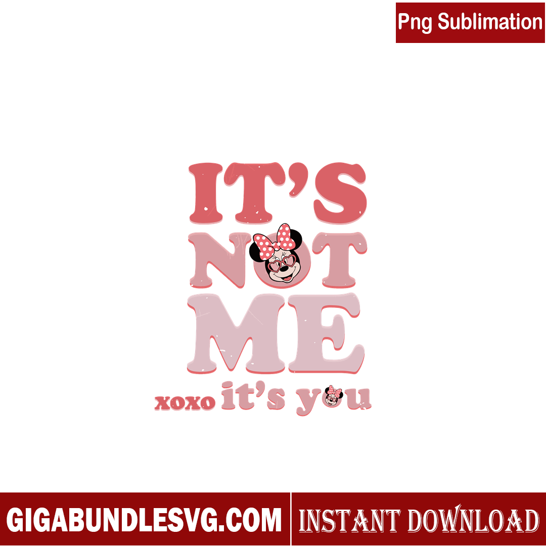 It's not me xoxo it's you valentine svg