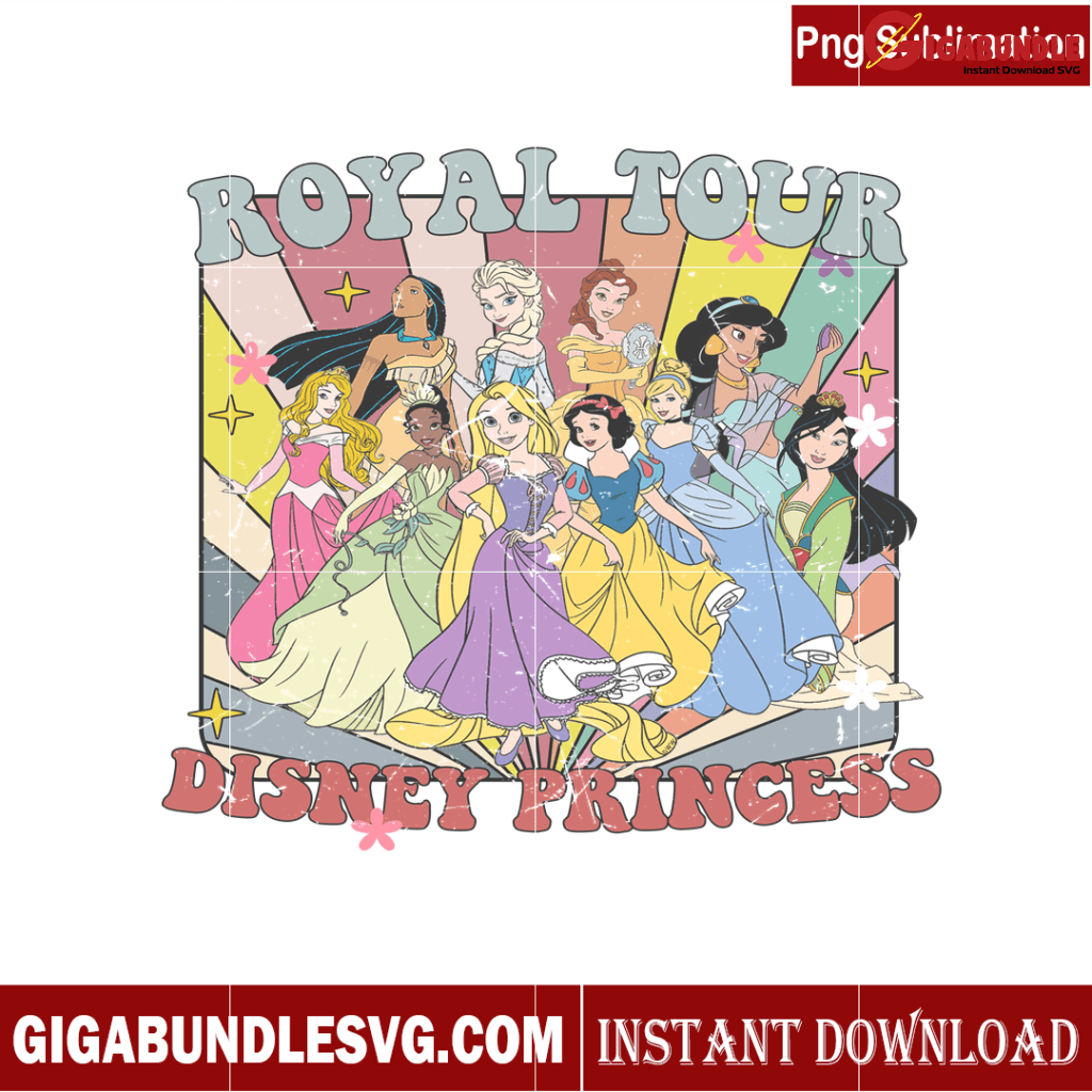 Royal Tour Disney Princess PNG