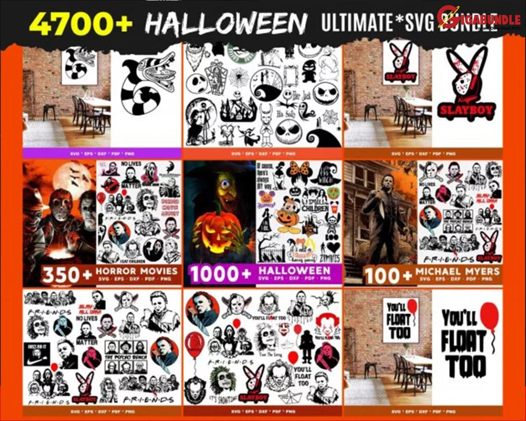 7000+ Ultimate Halloween Bundle Svg Png Dxf Eps