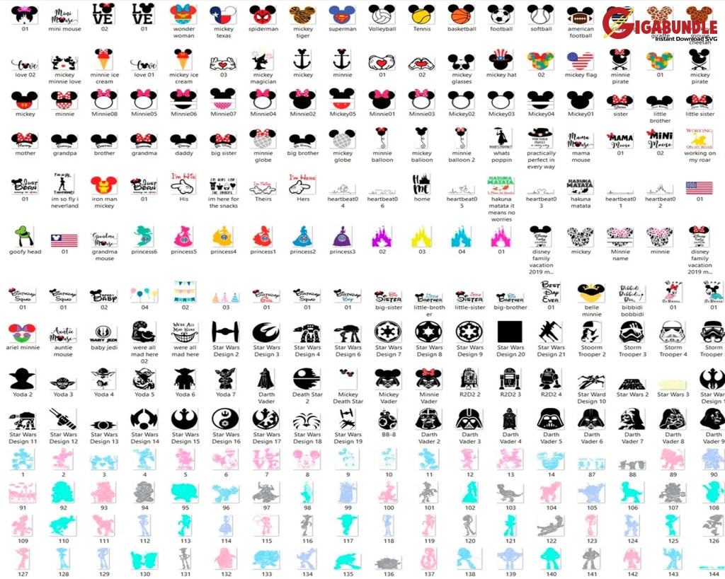 9000+ Halloween Svg Bundle Disney Svg Mickey - Not-So-Scary