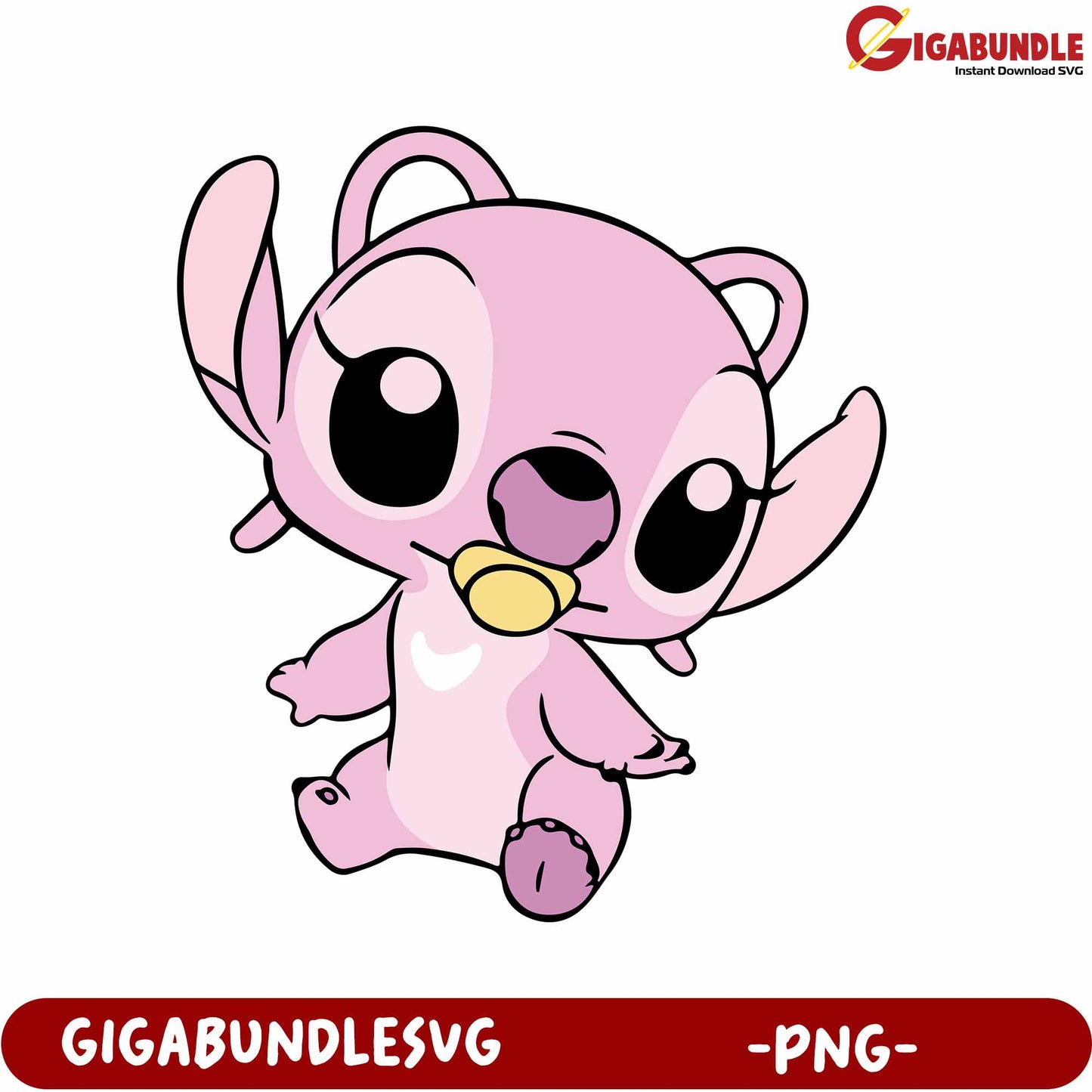 Adorable Pink Character PNG for Instant Download and Crafts