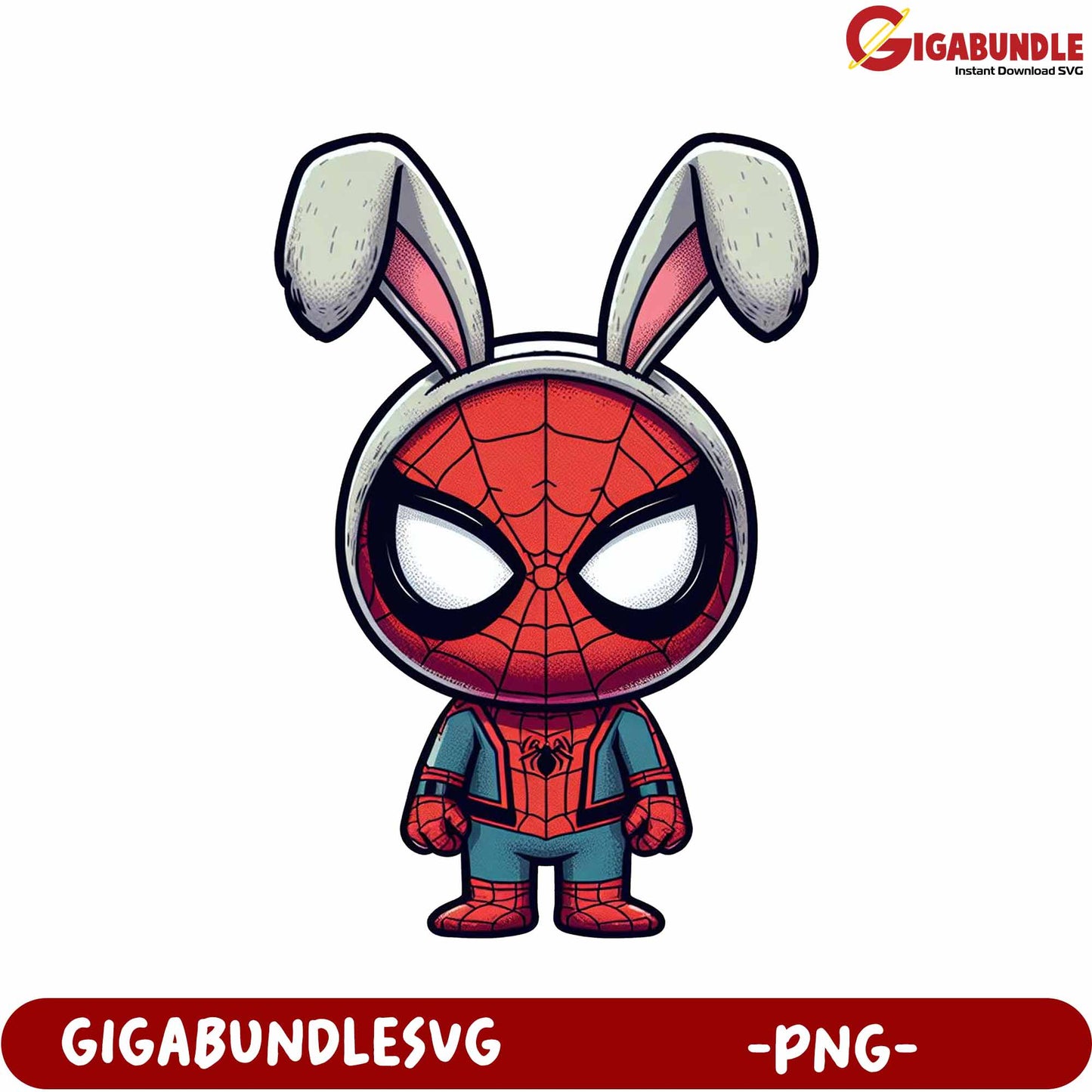 Adorable Rabbit Spider Character PNG for Fun Design Projects