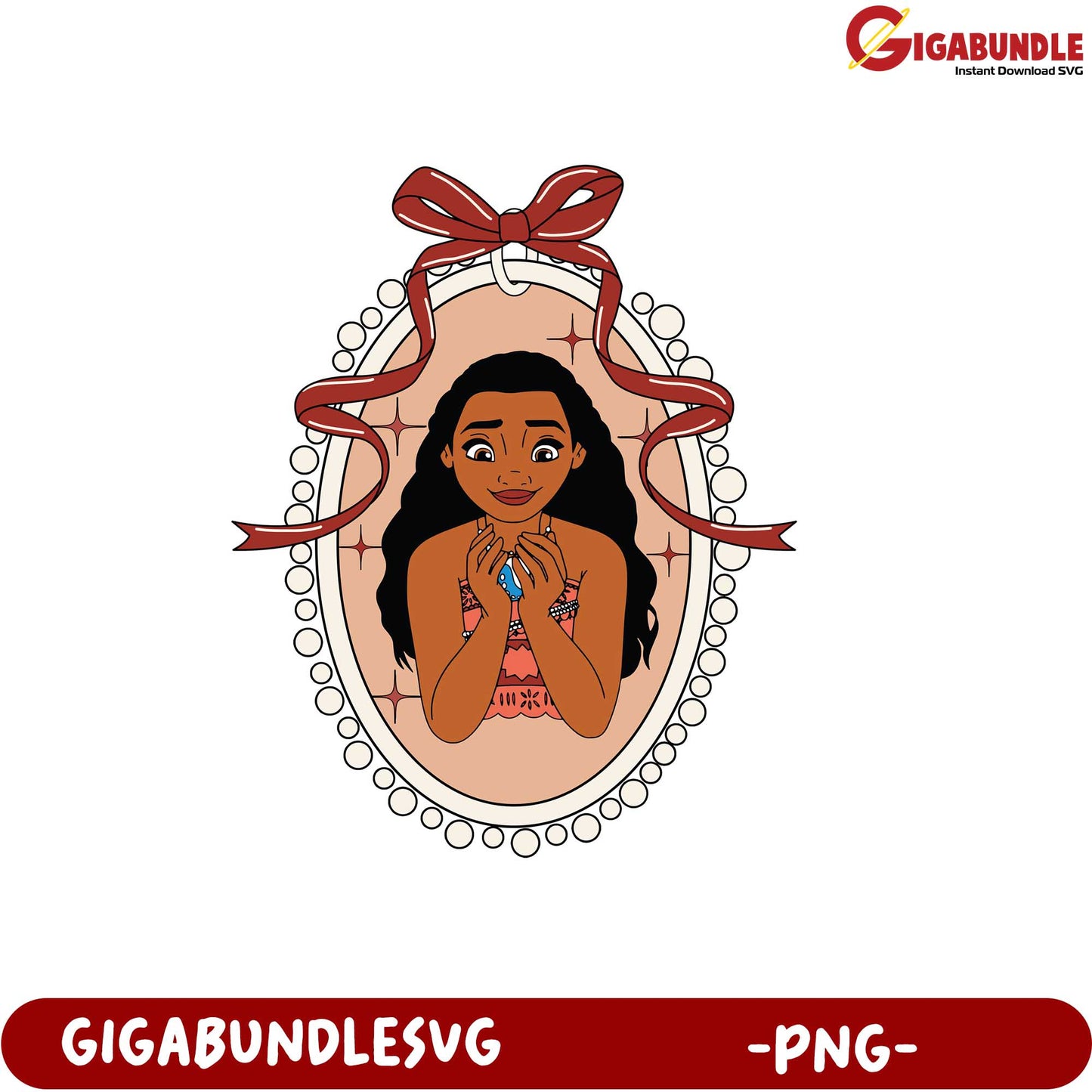 Charming Young Girl Holding Blue Gem Beautiful PNG Art Downloadable Image
