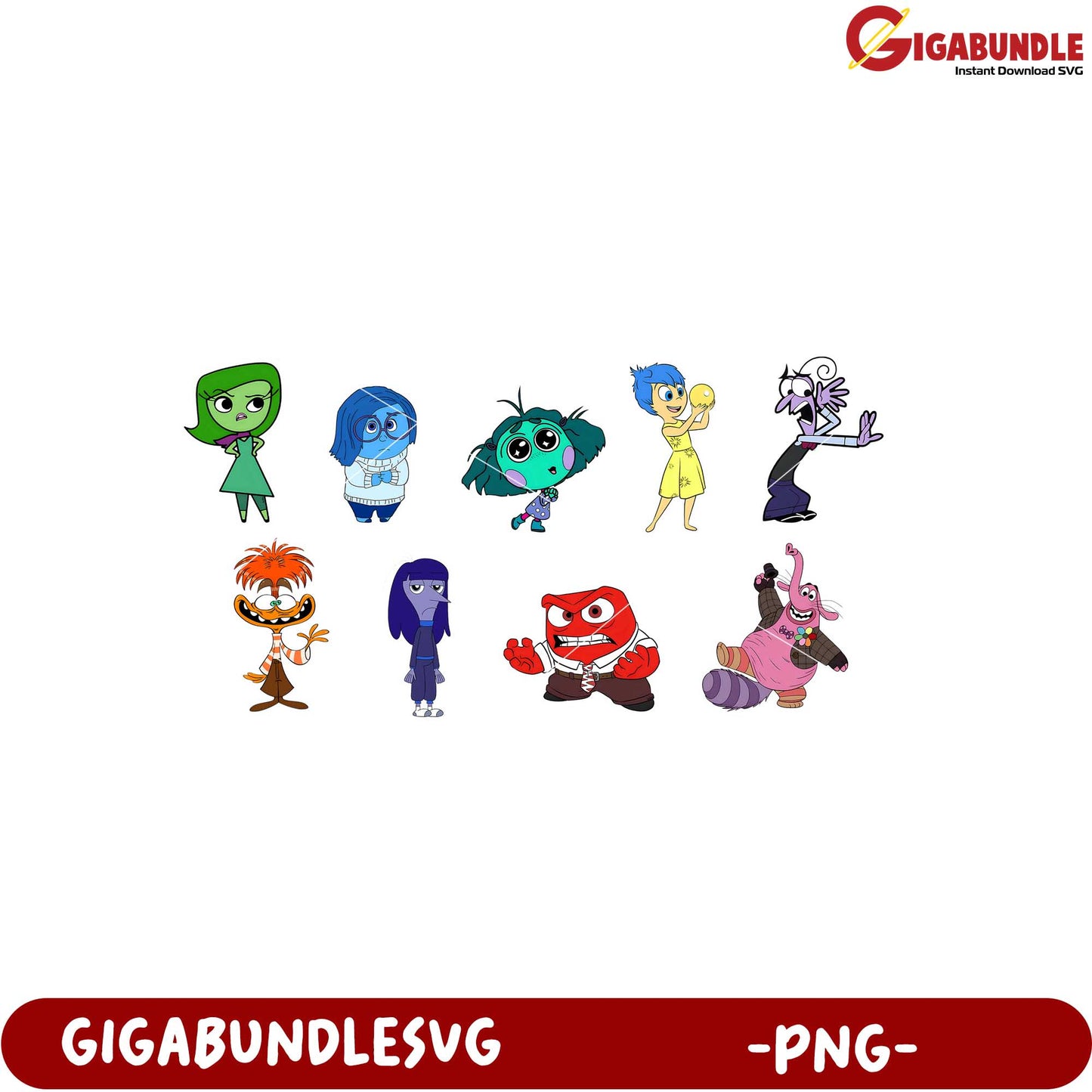 Colorful Cartoon Characters PNG for Creative Projects