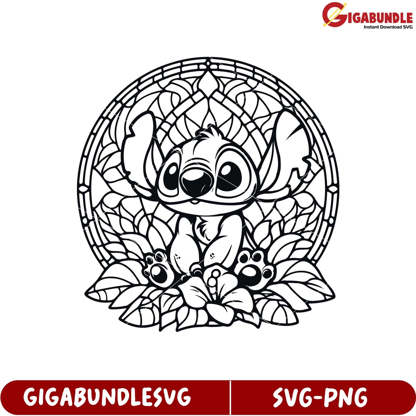 Creative SVG Design of Cute Character Surrounded by Beautiful Flowers
