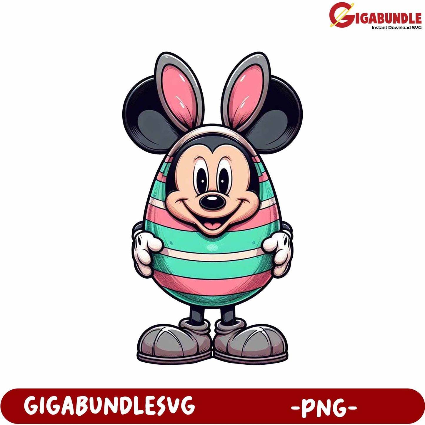 Cute Bunny Design for Easter Celebration - PNG File Format
