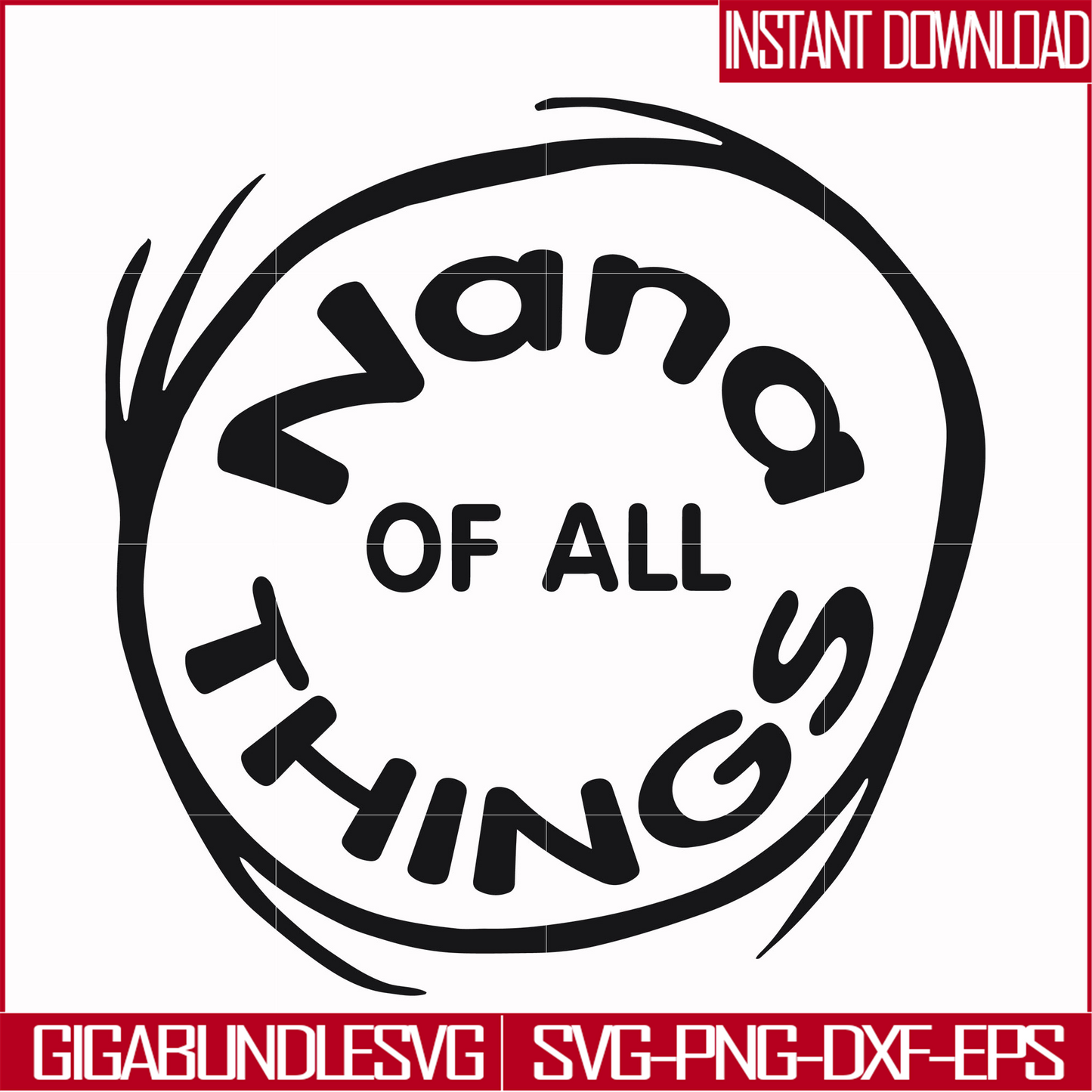 DR000155-Nana of all things svg, png, dxf, eps file DR000155