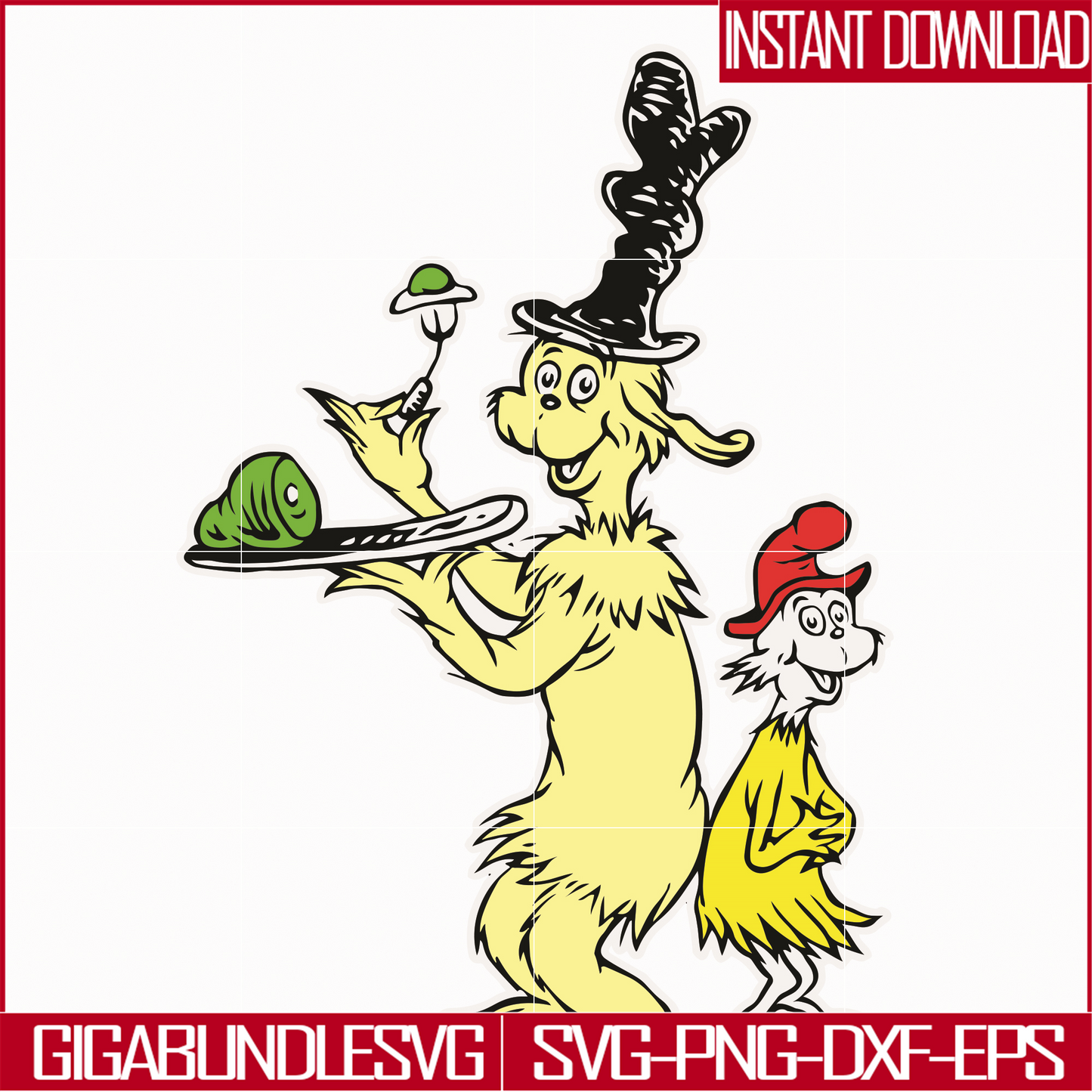 DR05012120-Green Eggs and Ham svg, The Ham in the hat svg, Ham svg, dr svg, png, dxf, eps file DR05012120