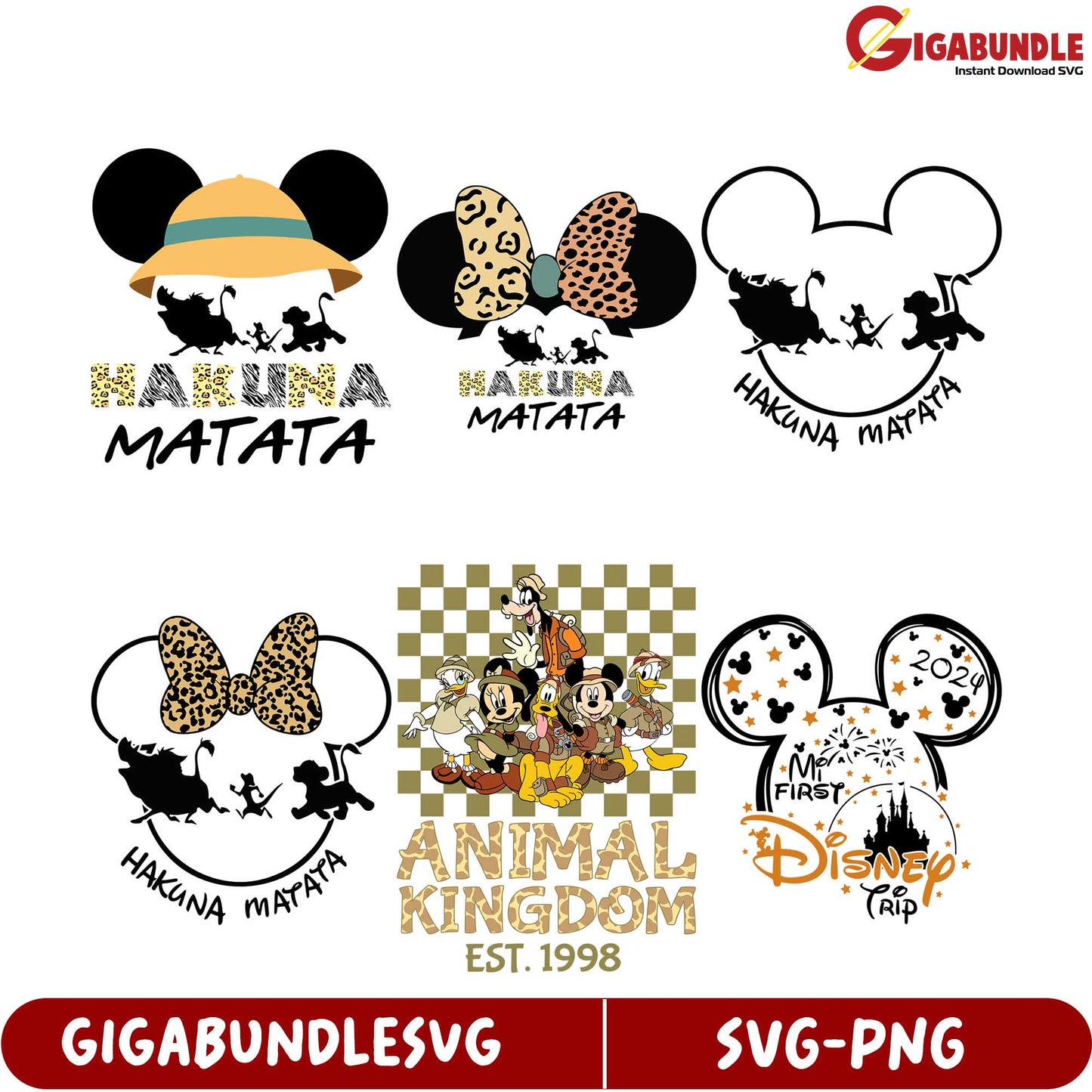 Disney-Inspired Hakuna Matata SVG Bundle for Fun Projects