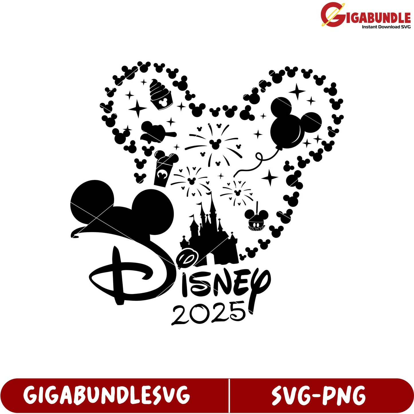 Disney 2025 Celebration SVG Artwork for Fans and Collectors