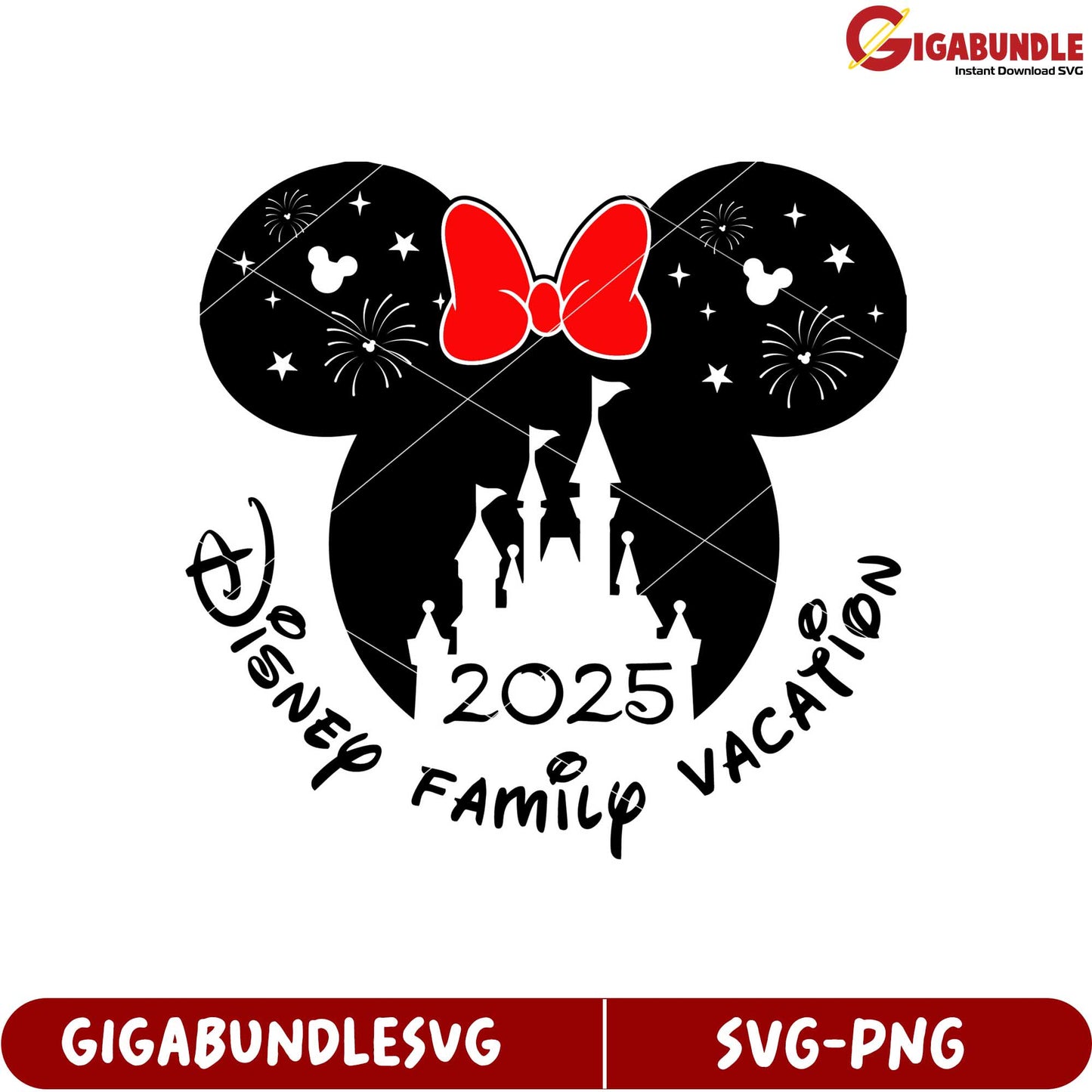 Disney Family Vacation 2025 SVG Design for Celebration