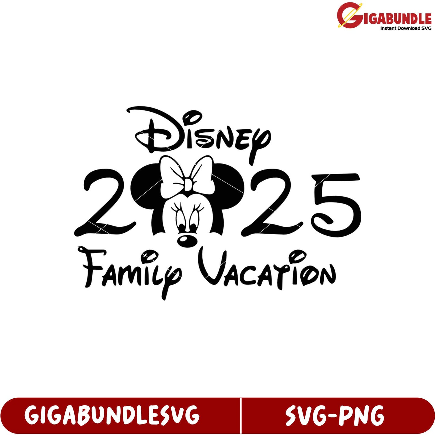 Disney Family Vacation 2025 SVG Design for Memorable Adventures