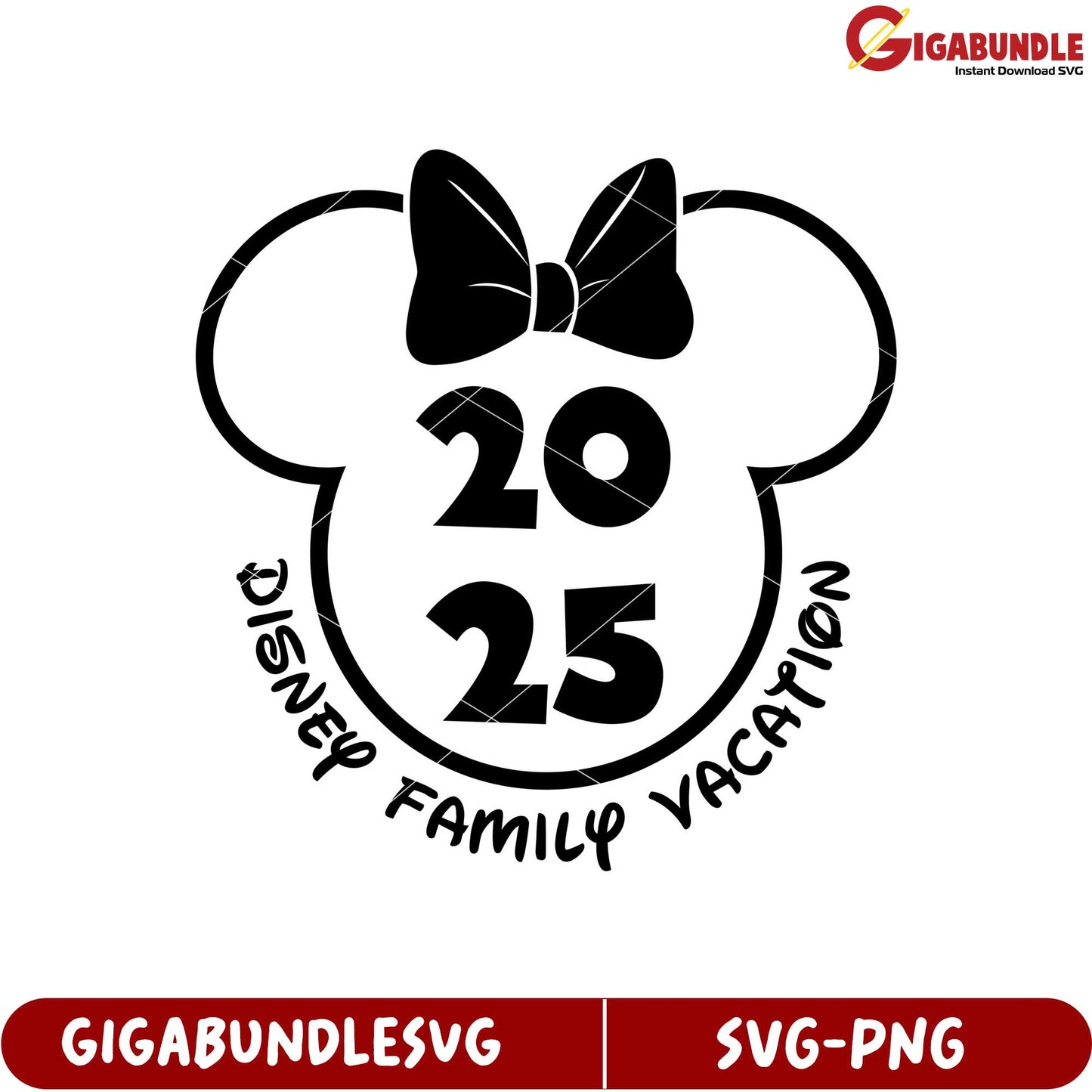 Disney Family Vacation 2025 SVG Design for Memorable Trips and Fun