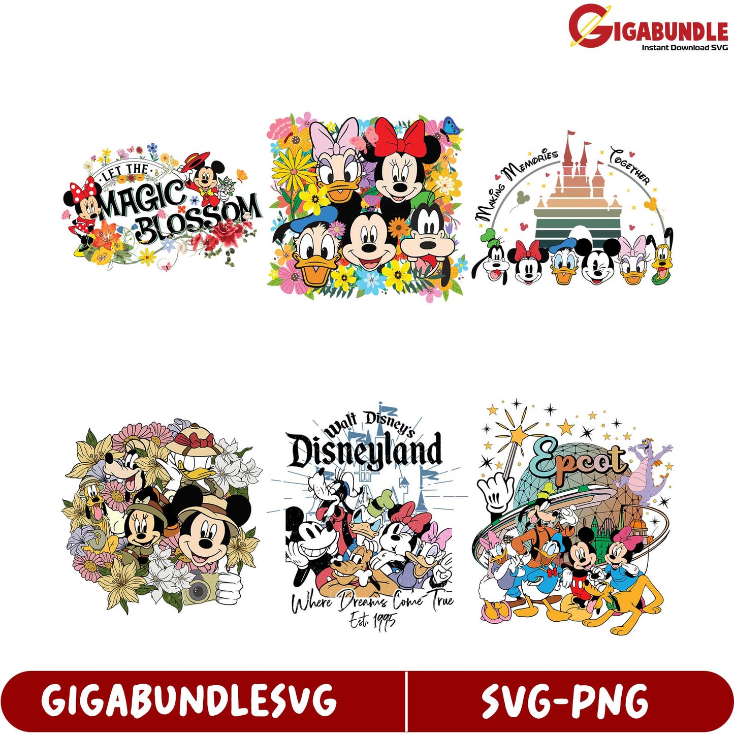 Disney SVG Bundle Magical Designs for Crafts & Celebrations