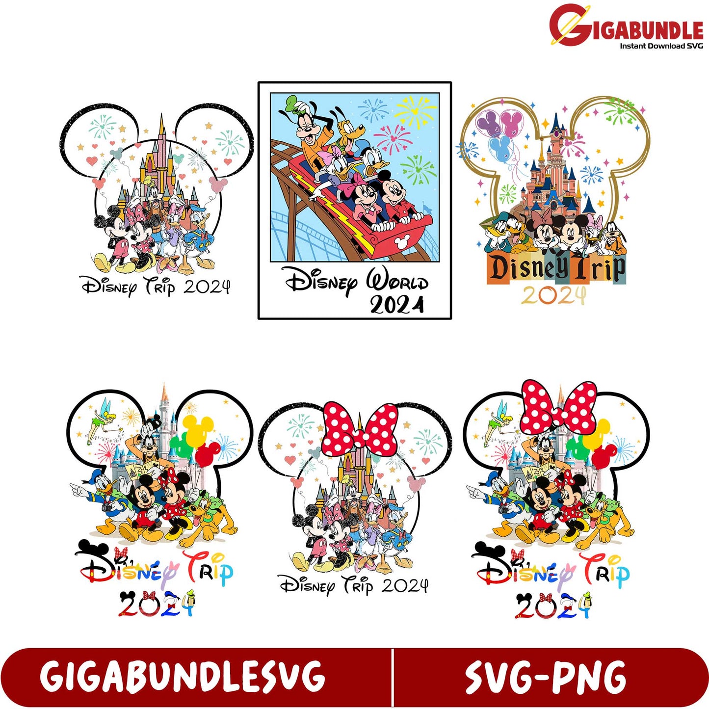 Disney Trip 2024 SVG Bundle – Magical Designs for Your Adventure