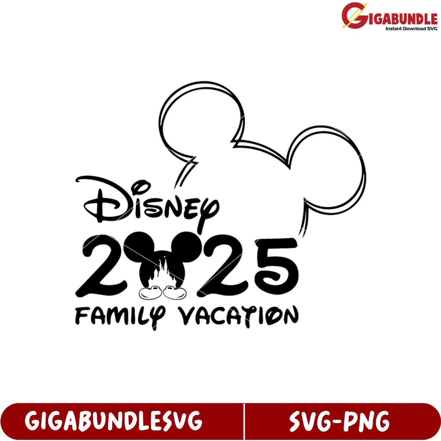 Disney Vacation 2025 SVG Design for Family Fun and Memories