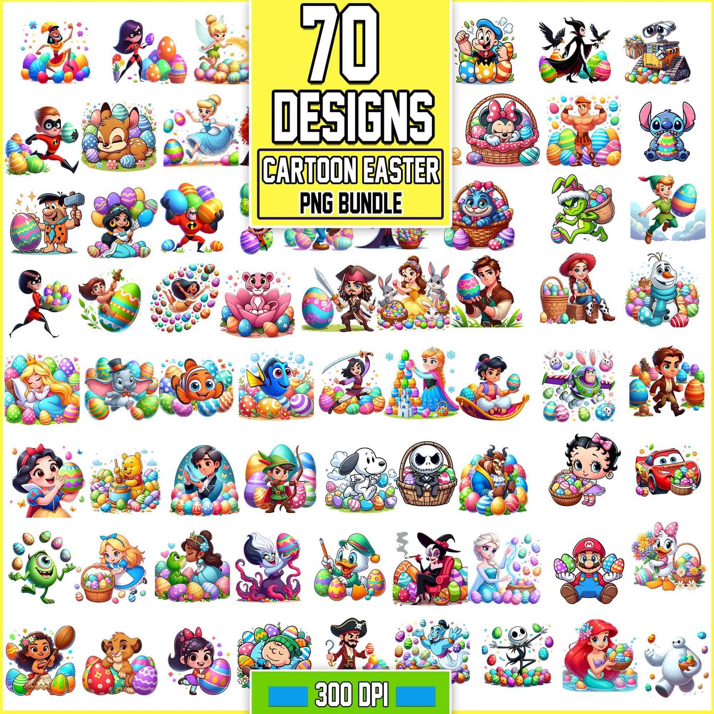 70+ Cartoon Easter Png, Easter Disney Png