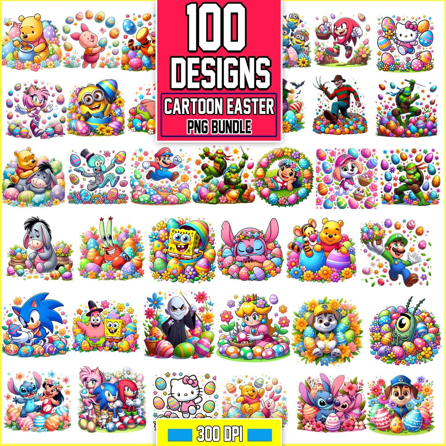 100+ Cartoon Easter Png, Easter Disney Png