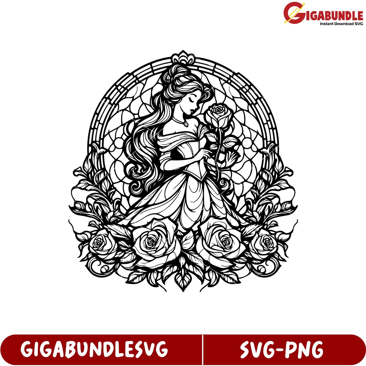 Elegant Rose Design SVG Art for Crafting and DIY Projects