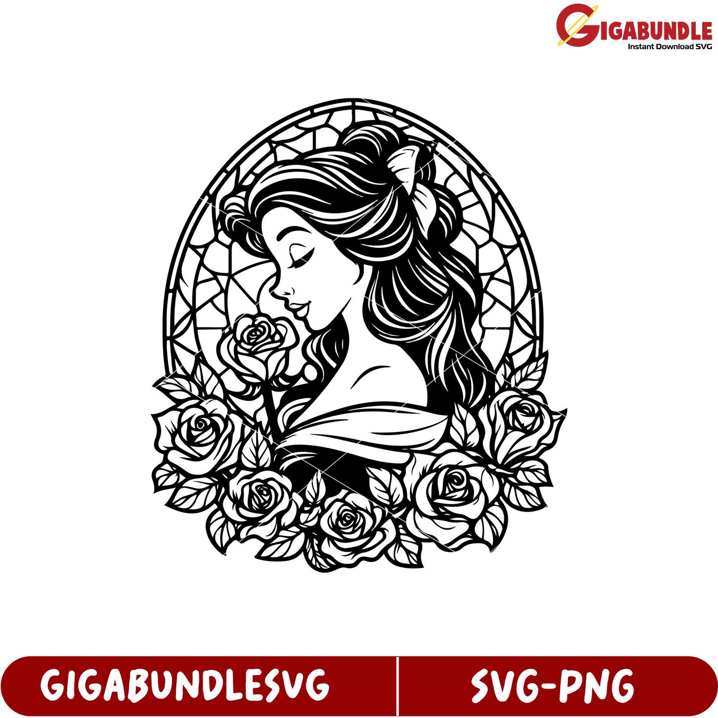 Elegant Rose Design SVG for Creative Crafts and Projects Downloadable