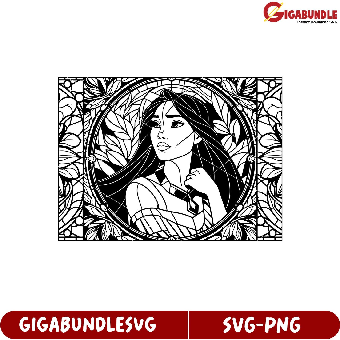 Elegant Woman SVG Print File for Crafting and Design Projects