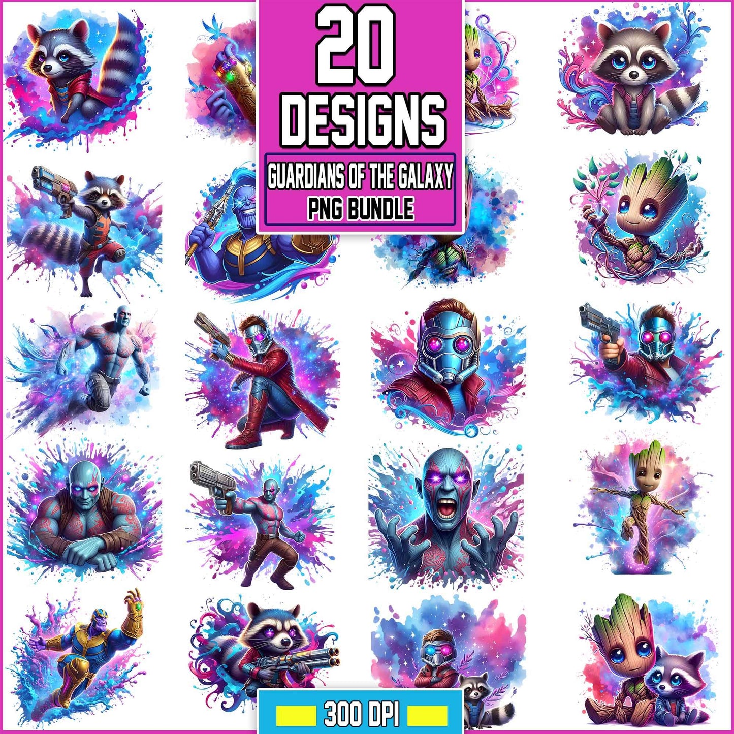 Guardians of the Galaxy Bundle Png