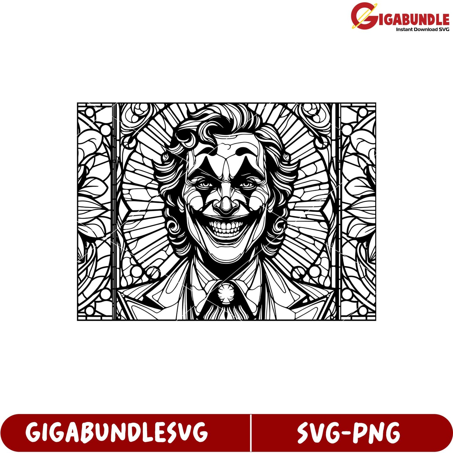 Intricate Joker SVG Artwork for Creative Projects and Designs