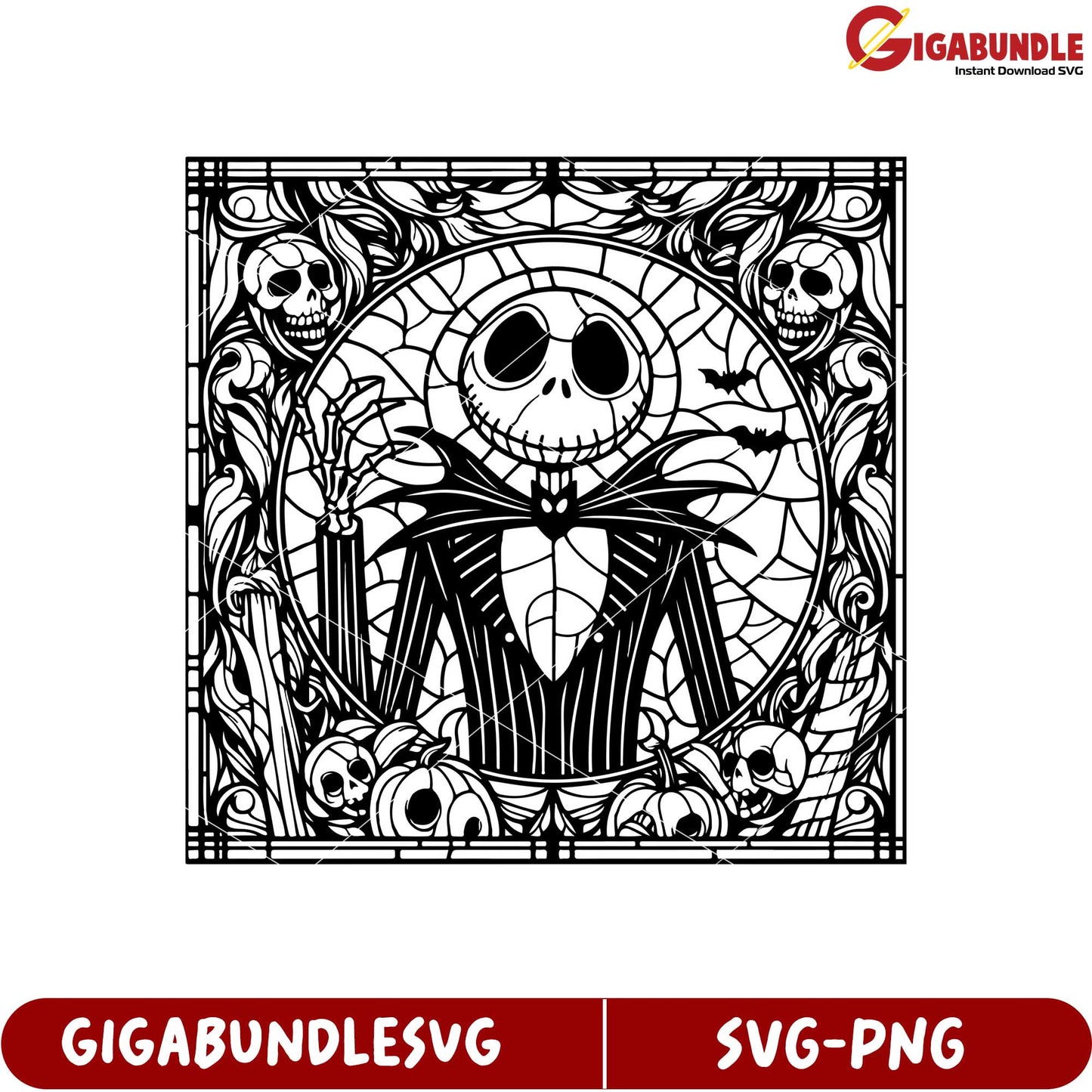 Jack Skellington Halloween SVG Art for Unique Cut Files Crafting
