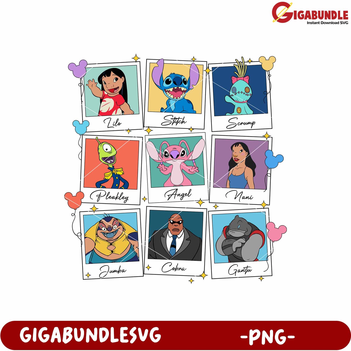 Lilo and stitch characters png, stitch and lilo png, disney characters png