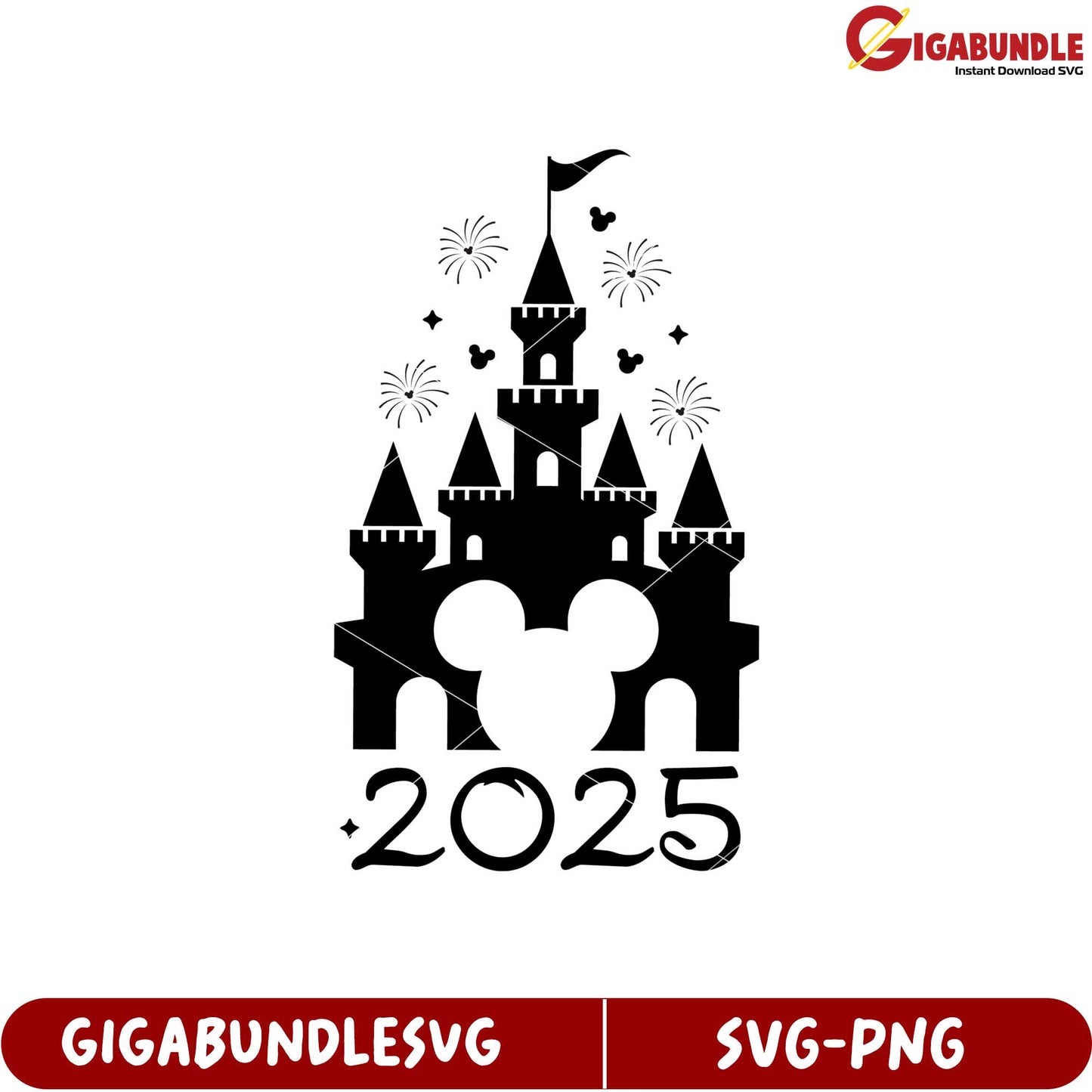 Magical Castle Design 2025 SVG Vector for Creative Projects
