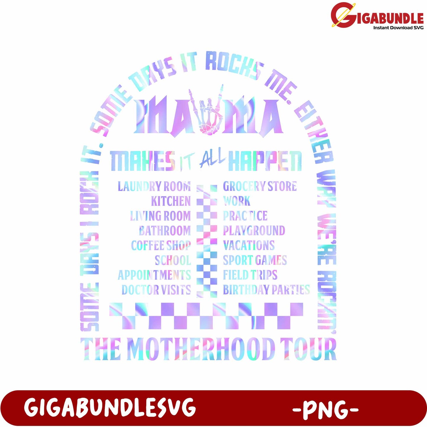 Motherhood Tour PNG Design Celebrate Everyday Moments