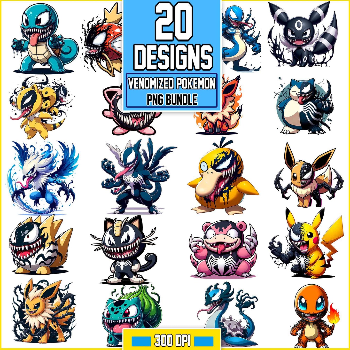 Venomized Pokemon bundle Png