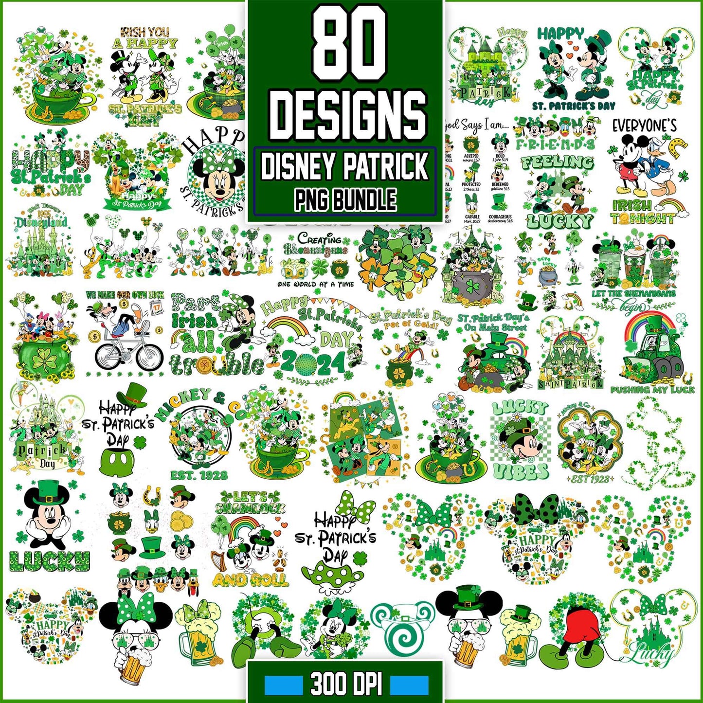 80+ Disney Patrick png, Saint Patricks Day Png