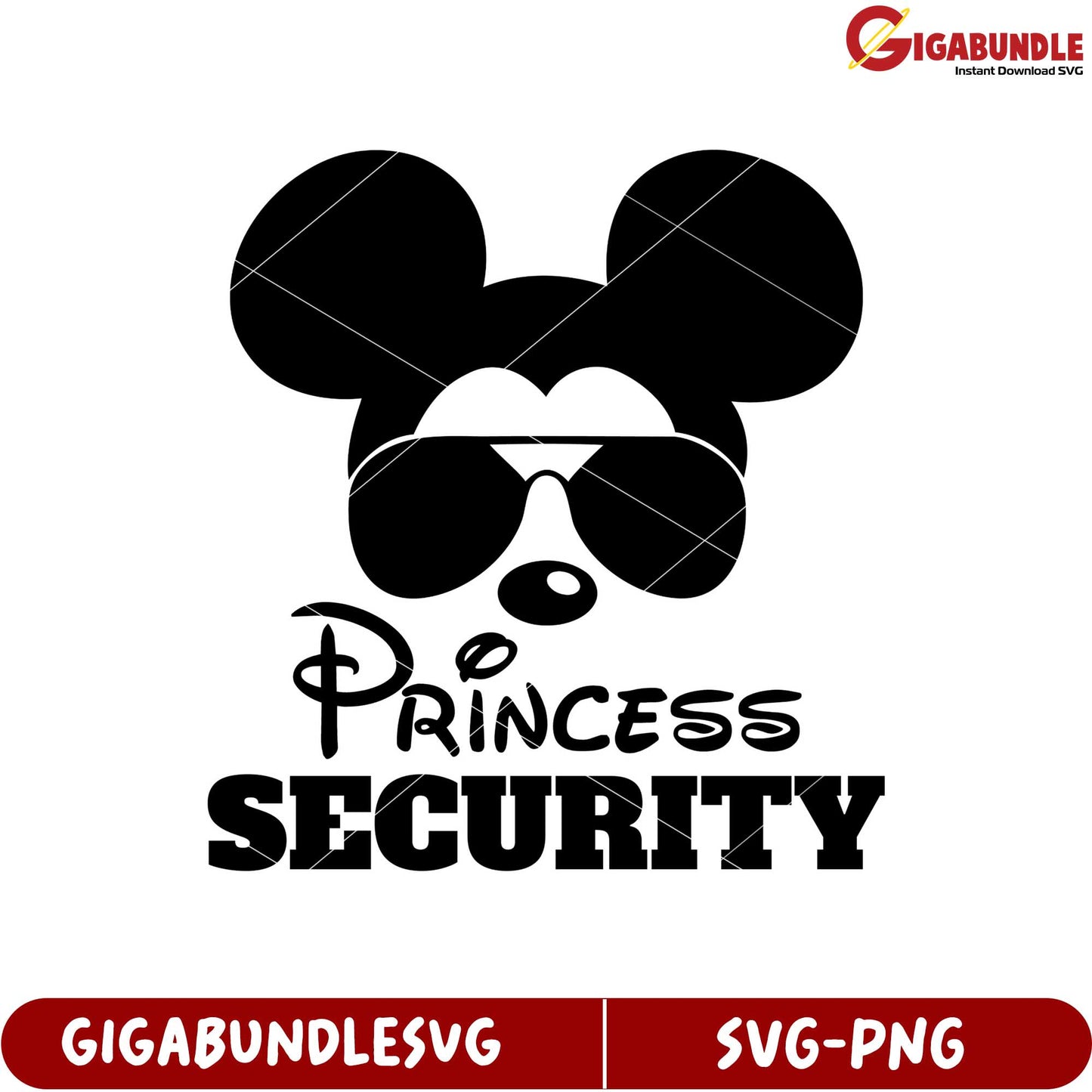 Princess Security SVG Design for Fun Apparel and Accessories Online