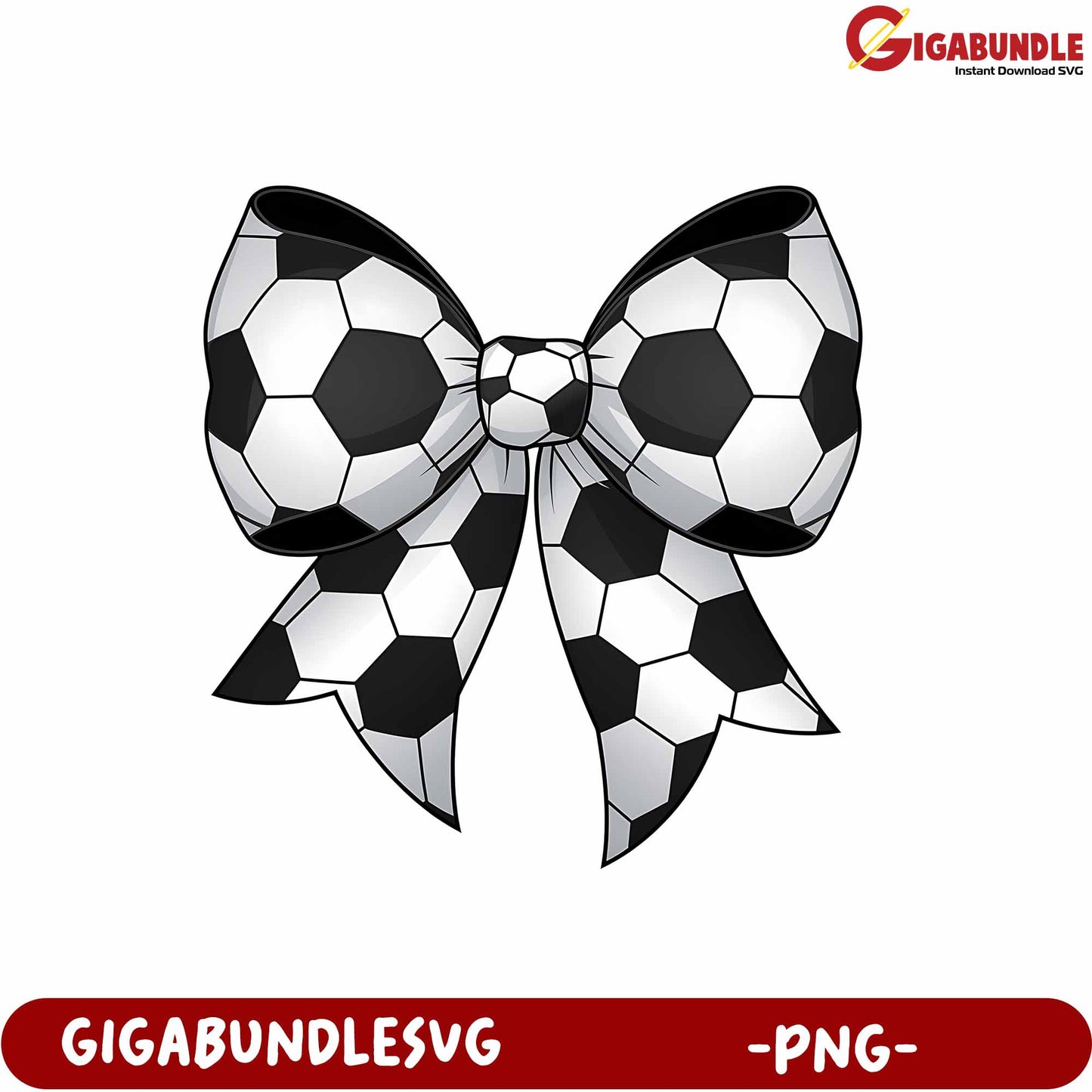 Soccer Bow PNG Clipart for Sports Events and Celebrations Download