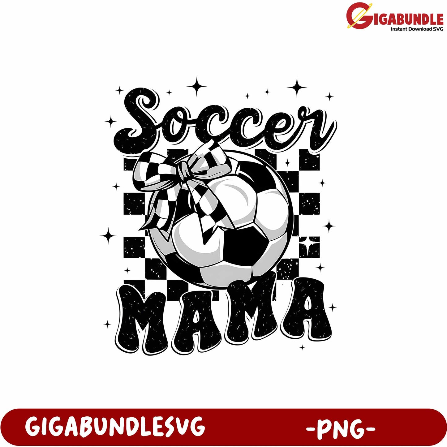 Soccer Mama Graphic Design PNG for Sports Enthusiasts and Fans