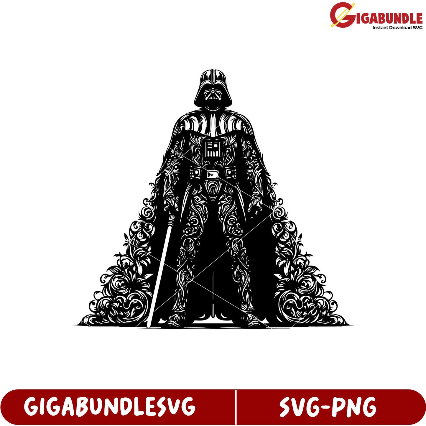 Stylish Darth Vader SVG Design for Creative Projects and Crafts